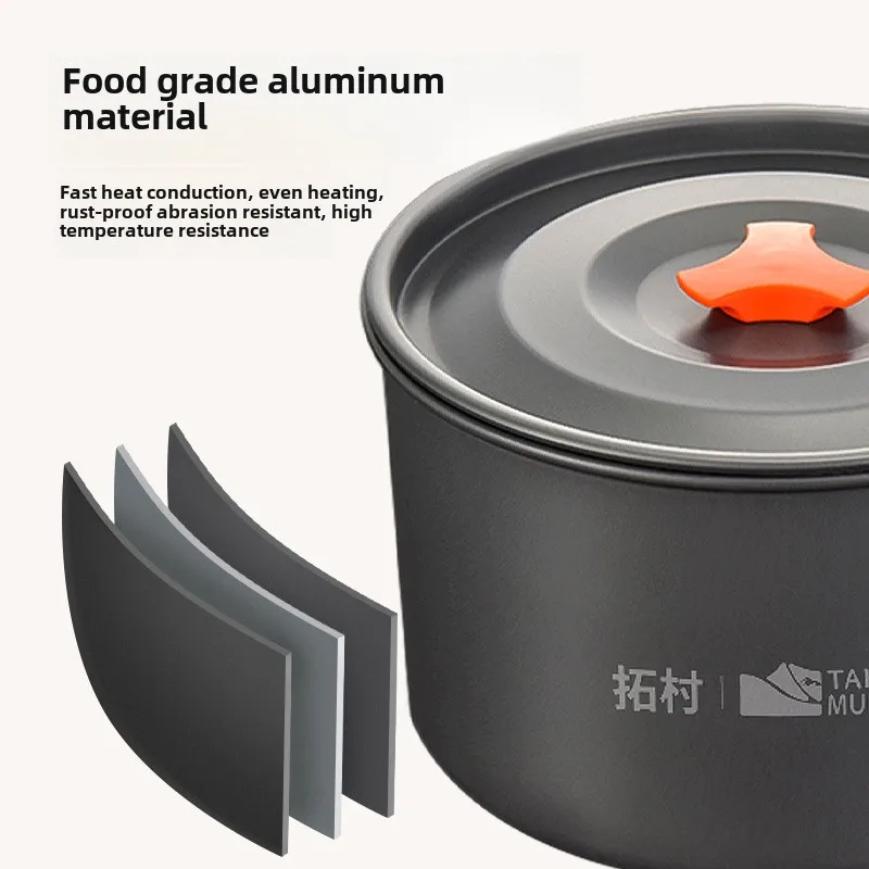 Camping Cookware Set Outdoor C - Camping Cooking Set Compact 评论和价格