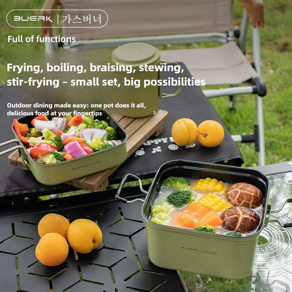 Outdoor Camping Square Cooking - Camping Cooking Box 评论和价格