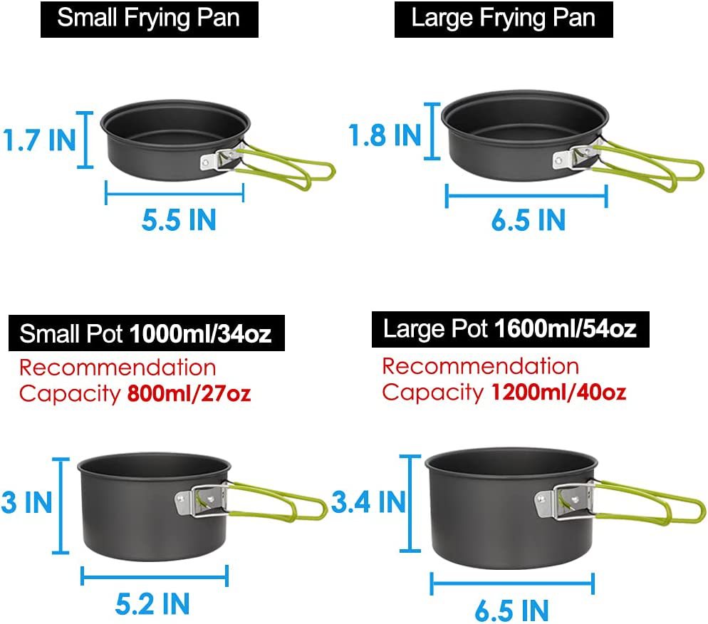 Outdoor cooking pot camping ut - Camping Cooking Materials 评论和价格