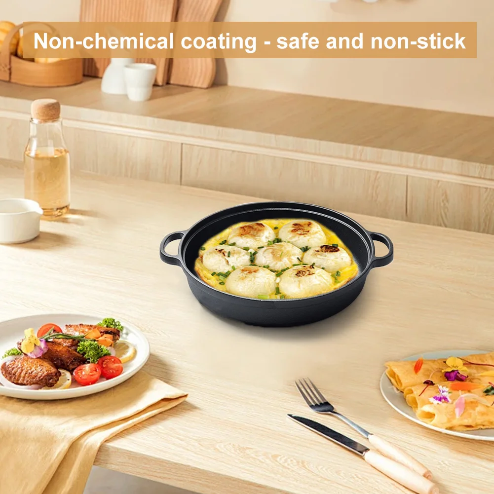 8.7/9.8/11/11.8inch Cast Iron  - Camping Cooking Cast Iron 评论和价格