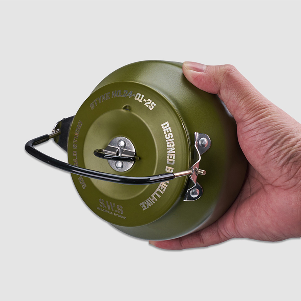 800ML Outdoor Camping Kettle w - Camping Cooking Lightweight 评论和价格
