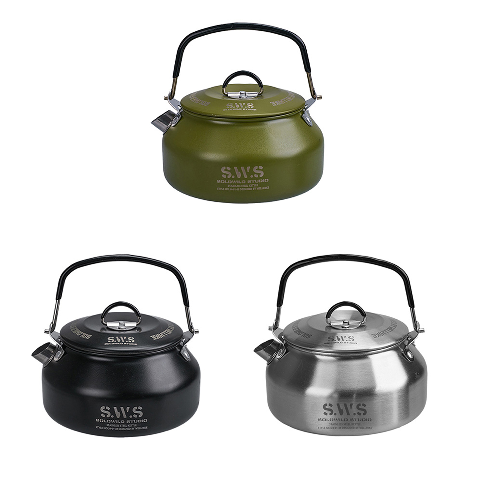 800ML Outdoor Camping Kettle w - Camping Cooking Lightweight 评论和价格
