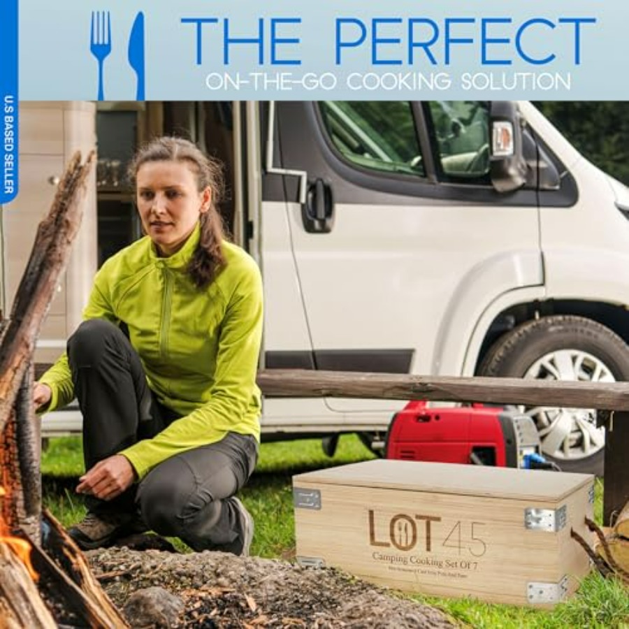 Pre-Seasoned Dutch Oven Campin - Camping Cooking Cast Iron 评论和价格