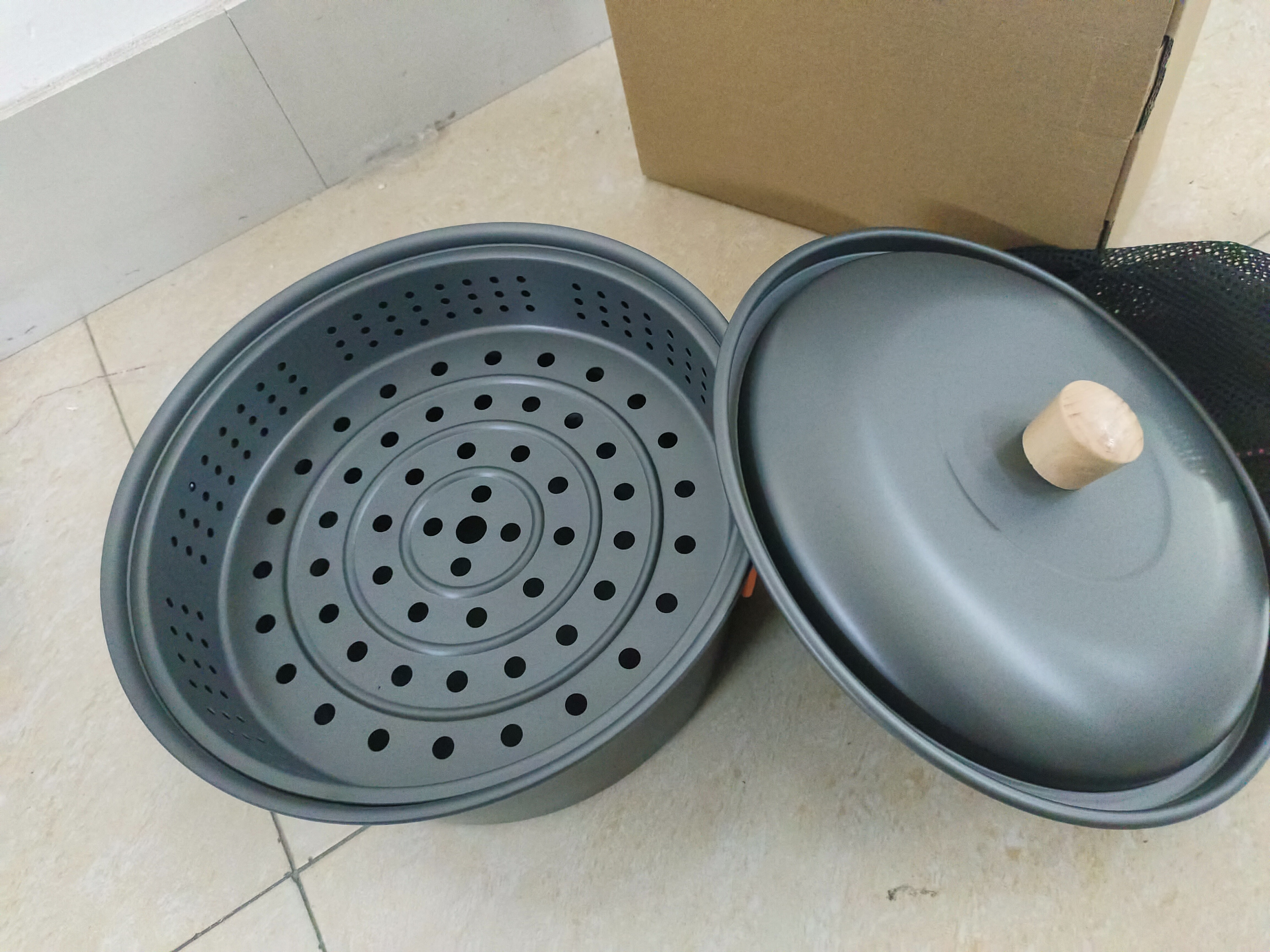 7.5L outdoor cooking pot set w - Camping Cooking Materials 评论和价格