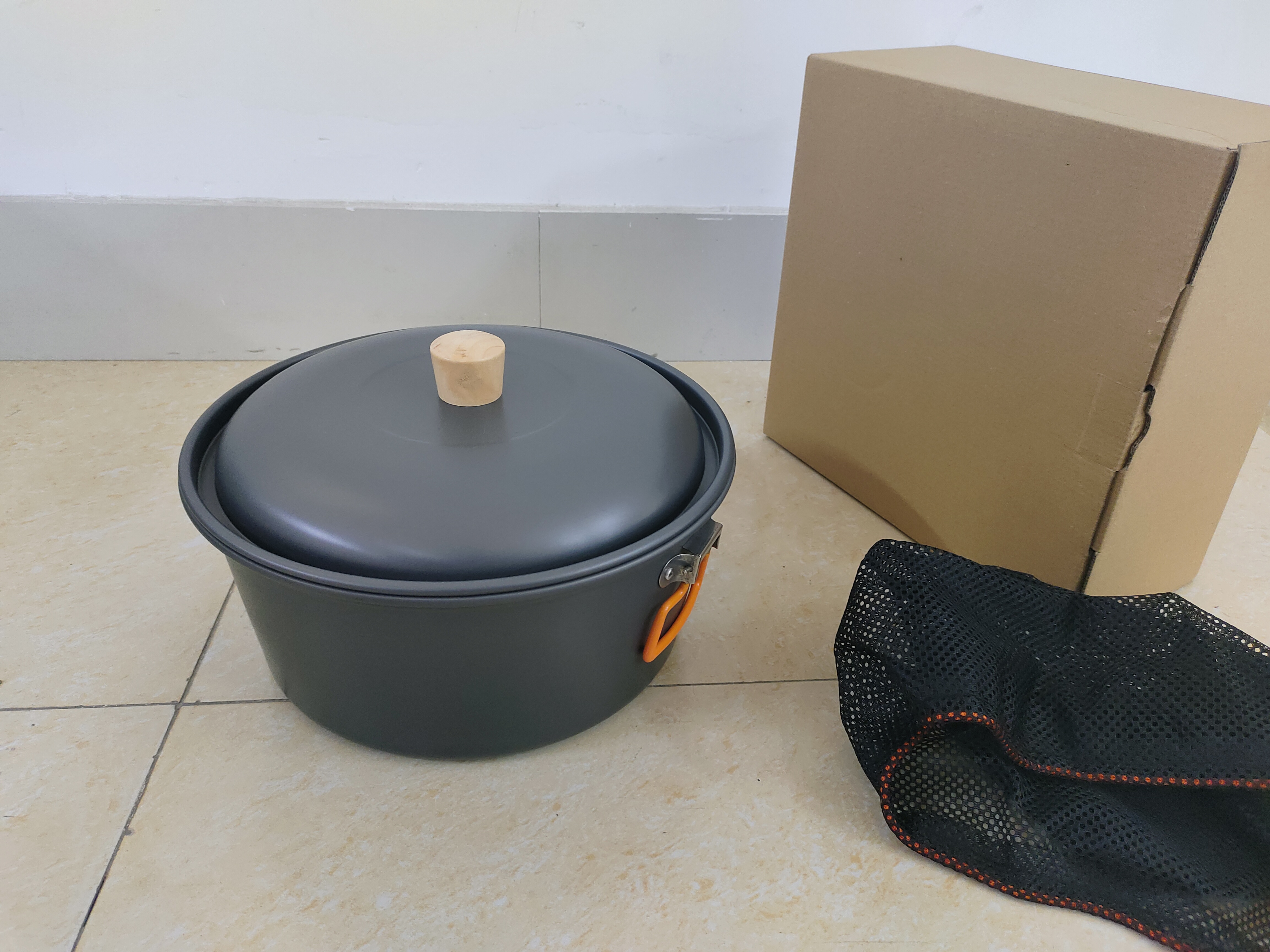 7.5L outdoor cooking pot set w - Camping Cooking Materials 评论和价格