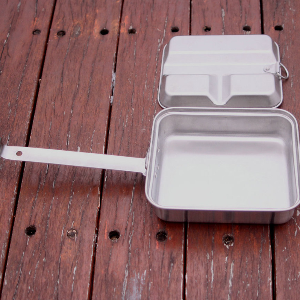 1Pcs Heavy Duty Aluminum Bento - Camping Cooking Box 评论和价格