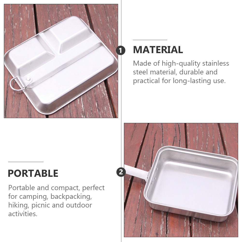 1Pcs Heavy Duty Aluminum Bento - Camping Cooking Box 评论和价格