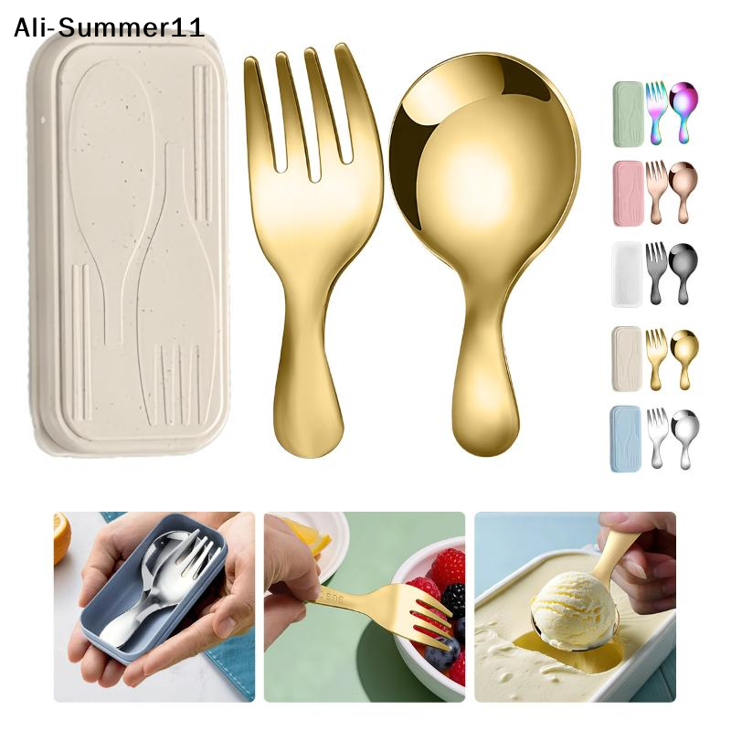 【A6L】Steel Tableware Set Spoon - Camping Cooking Set 评论和价格
