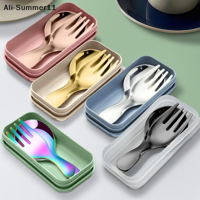【A6L】Steel Tableware Set Spoon - Camping Cooking Set 评论和价格