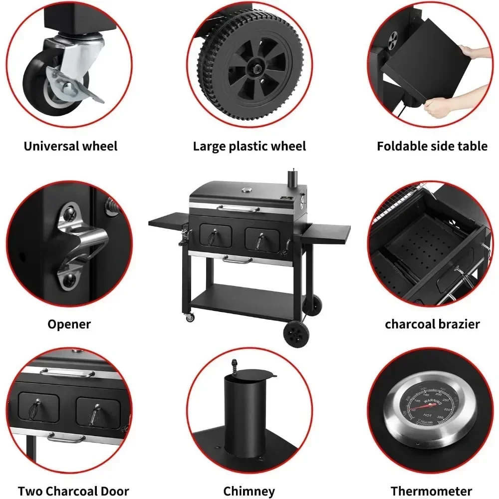 L # For Charcoal Grill ,Outdoo - Camping Cooking Materials 评论和价格
