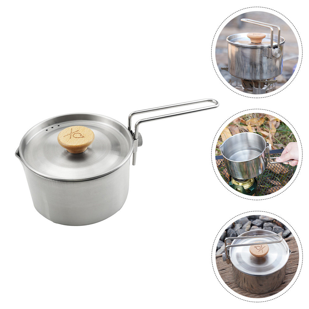 Camping Cookware Kit Portable  - Camping Cooking Noodles 评论和价格