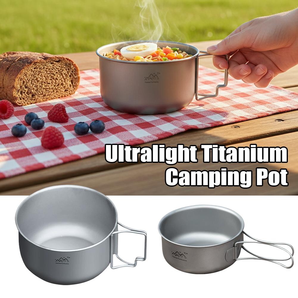 Compact Titanium Alloy Camping - Camping Cooking Noodles 评论和价格