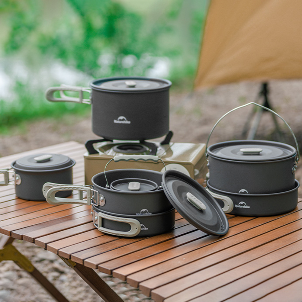 Naturehike Outdoor Pot Set,Cam - Camping Cooking Set Compact 评论和价格