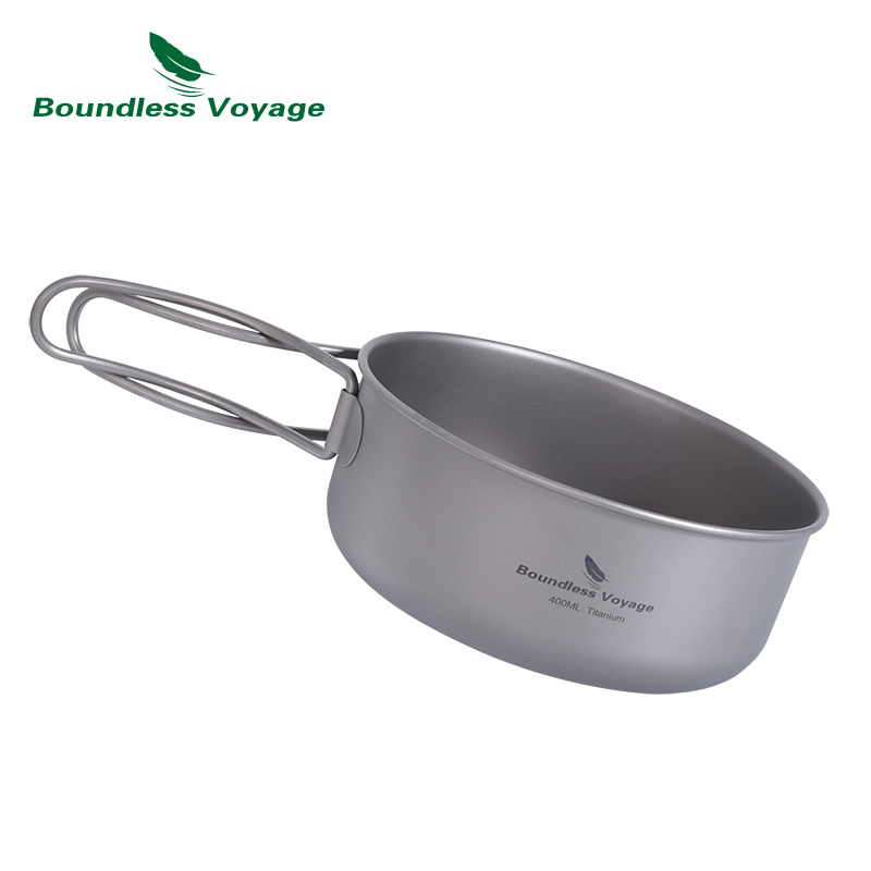 Boundless Voyage Titanium Pot  - Camping Cooking Pots And Pans Set 评论和价格