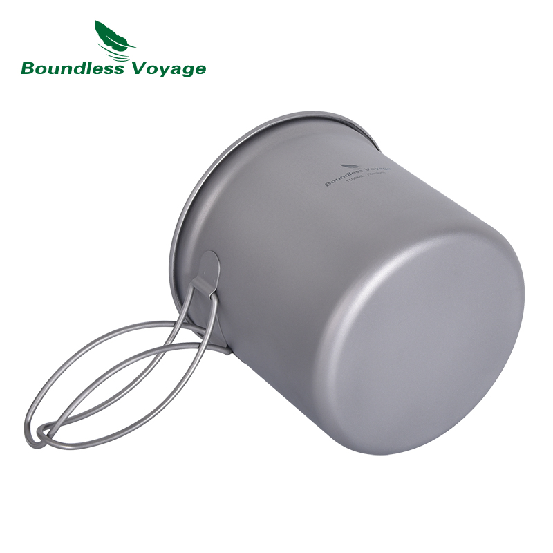 Boundless Voyage Titanium Pot  - Camping Cooking Pots And Pans Set 评论和价格