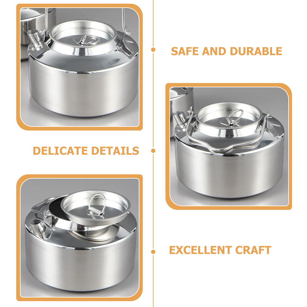Stainless Steel Whistling Kett - Camping Cooking Noodles 评论和价格